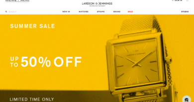 瑞士製造腕錶Larsson and Jennings 夏日大減價低至5折